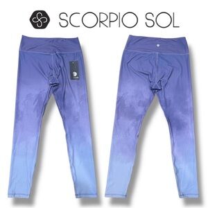 Scorpio Sol High Rise Andrea Snap Dragon Ombre Leggings (XL)